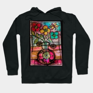 Three Jewels Flower Mandala Hoodie